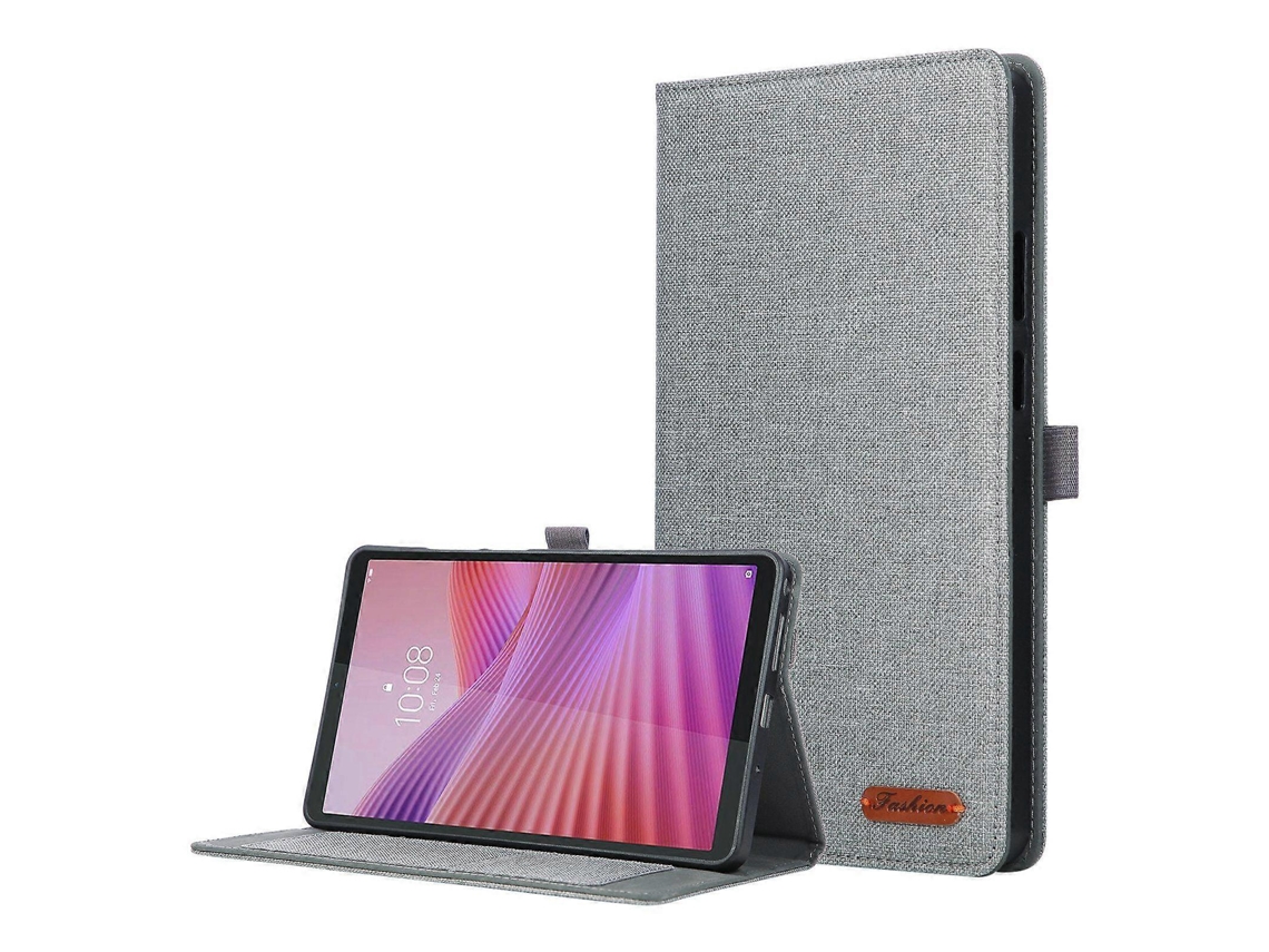 Capa De Couro Texturizada Com Aba Horizontal Para Tablet Lenovo Tab K9 / Tab One
