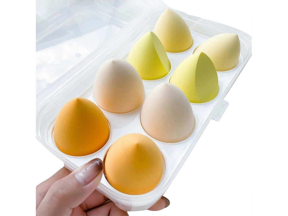 Esponjas De Maquiagem Multifuncionais, Pacote Com 4 Esponjas Aplicadoras Para Base, Creme Líquido E Pó. Everley891