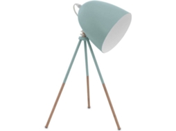 Candeeiro de Mesa EGLO Dundee Verde 49337 (Verde - E27 x 1 x 60 W - Aço)