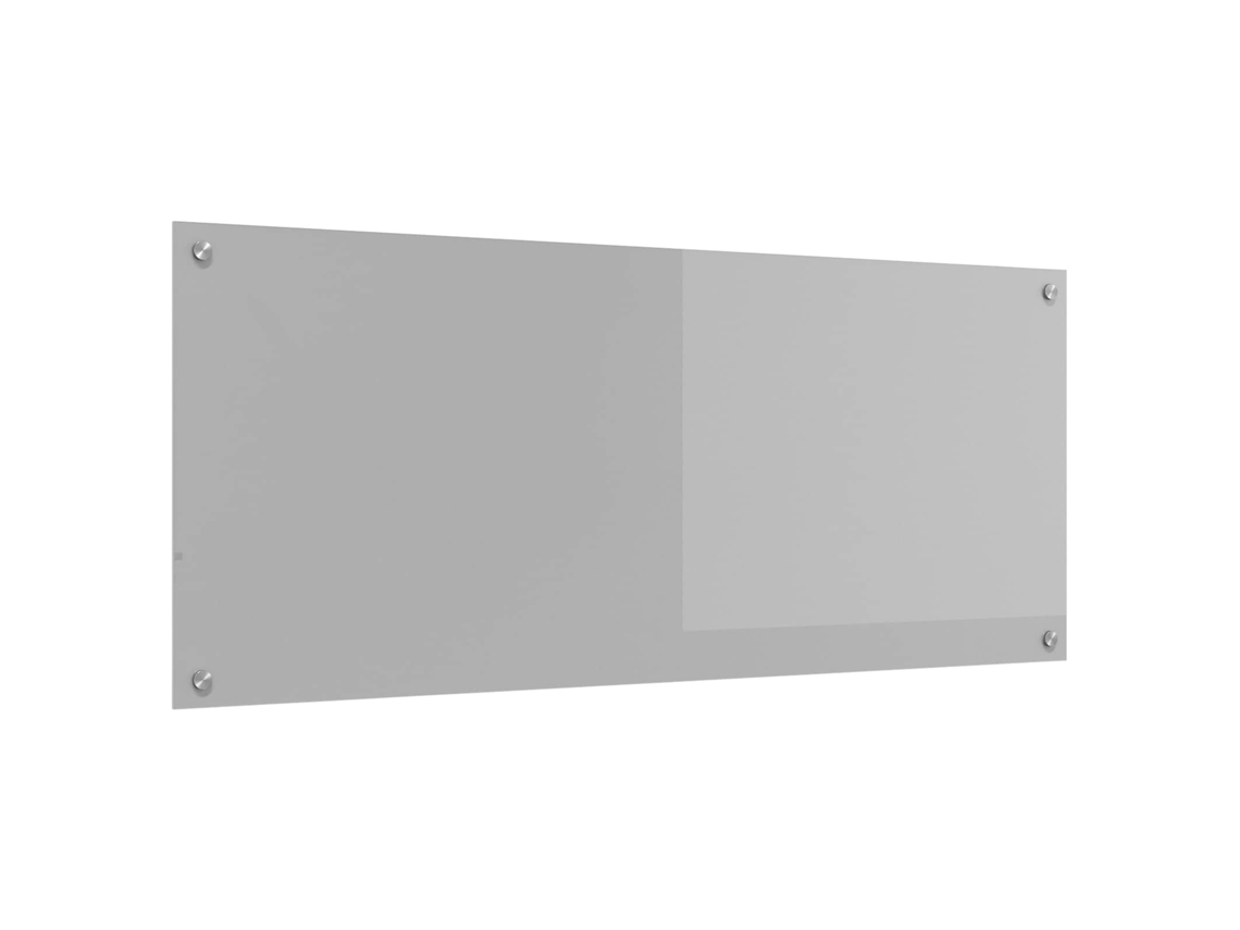 Vidaxl Painel De Cozinha Cinzento-claro 120 X 50 Cm Vidro Temperado