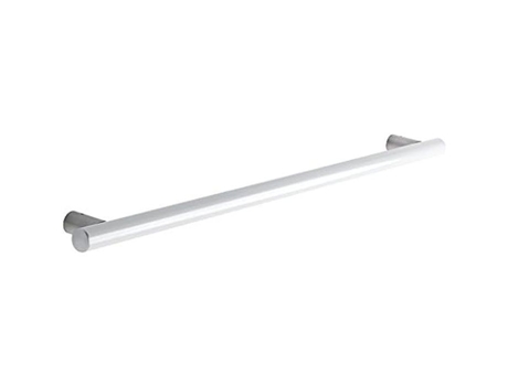Barra de apoio de segurança linear - PONTE GIULIO - 68 cm - Branco - Aço inoxidável