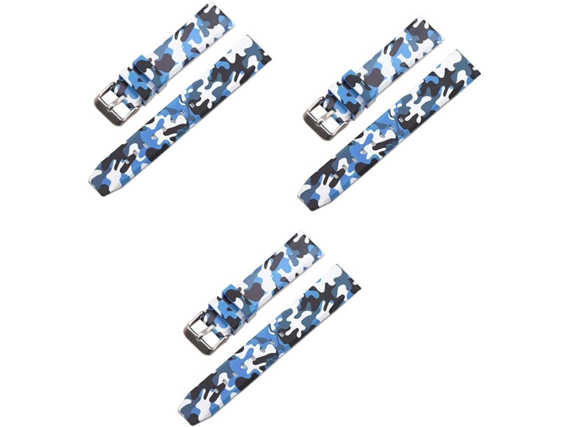 Conjunto De 3 Pulseiras Silicone Para Smartwatch, Compatíveis Com