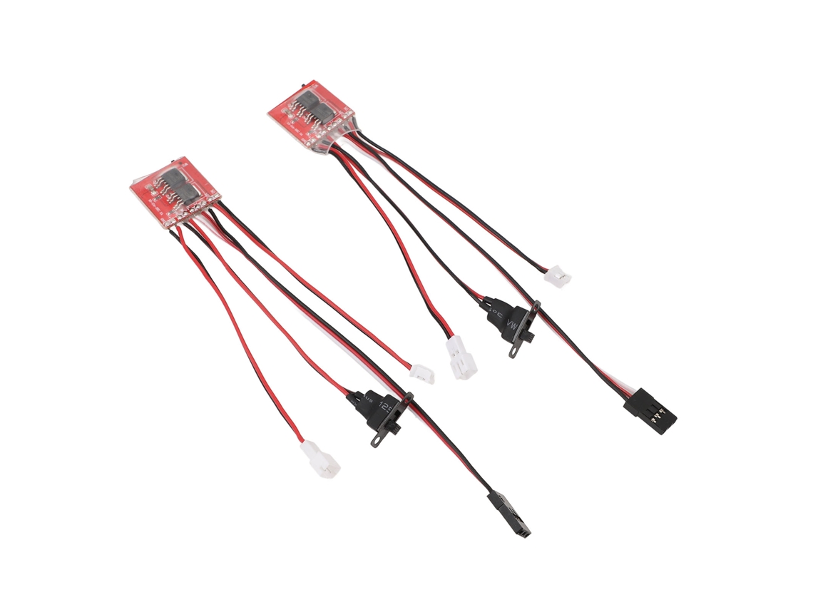 2pcs Esc De Motor De Escova Micro 30a Controle De Velocidade Bidirecional Com Freio Para Axial Scx24 1/24