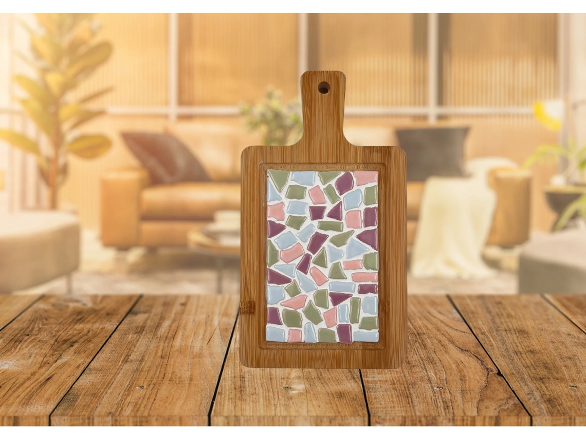 Kit De Artesanato Criativo Little Creations Faça Você Mesmo Um Quadro De Bebidas Em Mosaico Pastel.