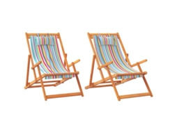 Folding Chair, Folding Chairs Vidaxl Multicolor Tecido (n/a)