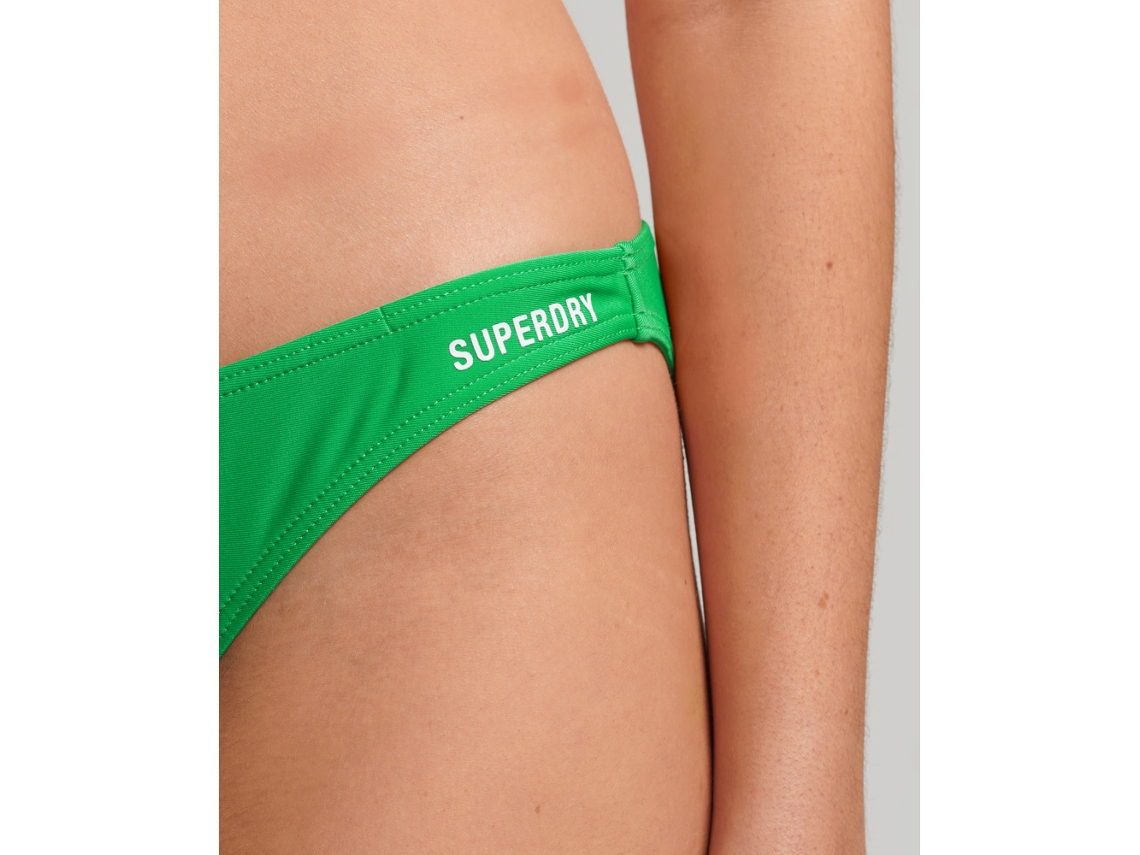 Fato de Banho para Mulher SUPERDRY (M - Poliéster - Verde)