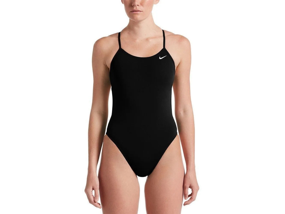 Fato de Banho de Mulher para Natação NIKE Peça Swim Hydrastrong Preto (32)
