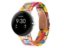 Pulseira De Resina Com Três Contas Para Google Pixel Watch
