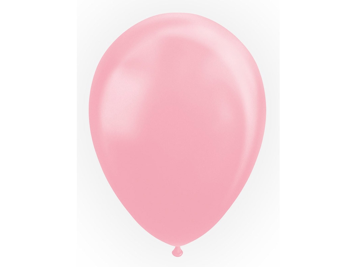 Balões WEFIESTA Metálicos Rosa Perolizados 30 Cm