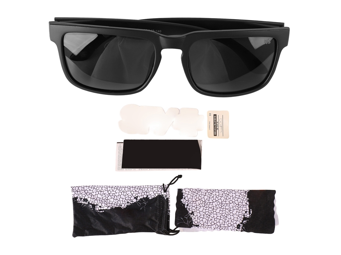 Chile Monopoly Polarized Sunglasses Black Frame Unisex 4yuan Box Set