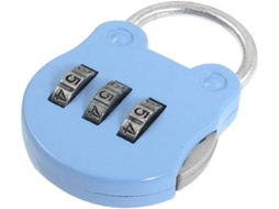 Cadeado De Combinação 3 Dígitos Em Liga Zinco – Com Código Reconfigurável Para Viagens, Mochilas, Academias, Armários