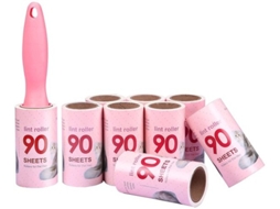 Plu Roll De Limpe Com 9 Rolos E 90 Metros - Rolo De Limpeza Para Roupas E Tapetes