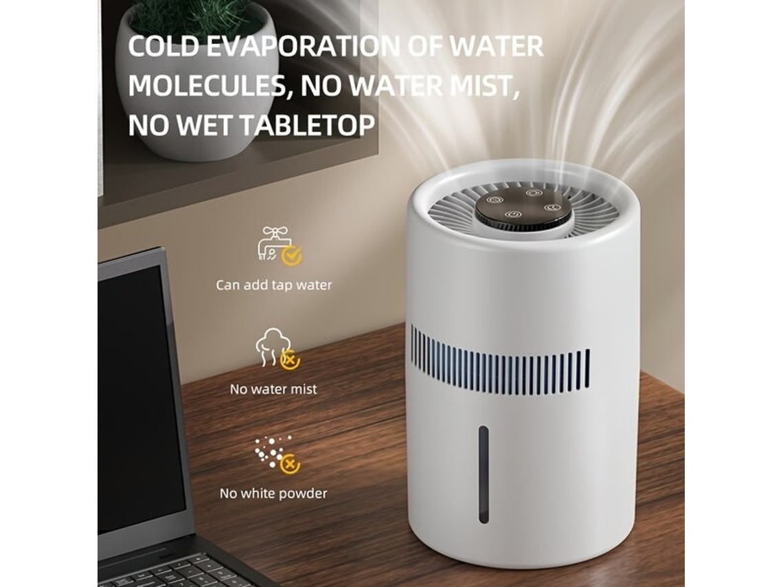 Lurelia Humidificador Usb Sem Névoa Para Casa E Escritório, Purificador De Ar Compacto
