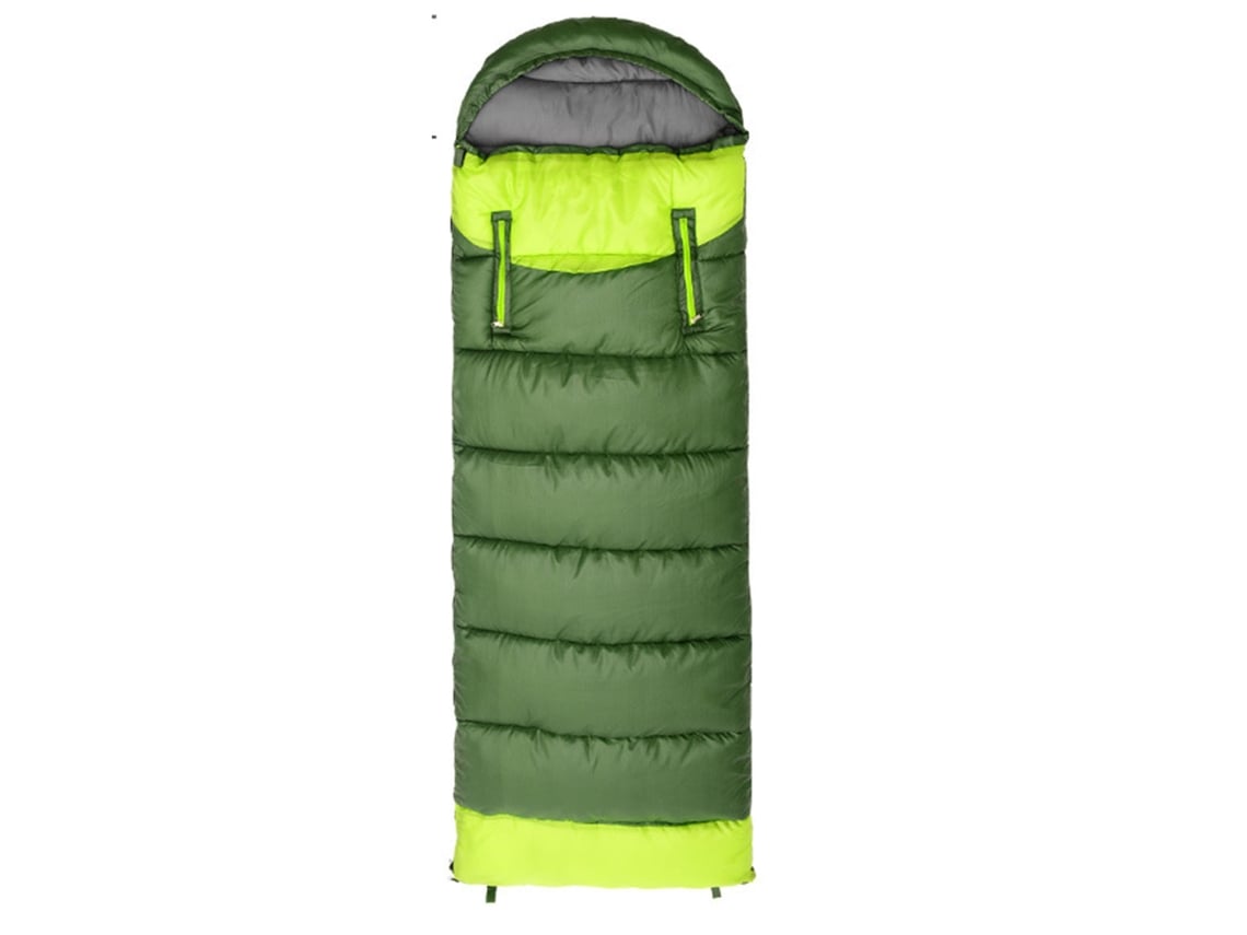 Saco de Dormir com Zíper para Braços Verde L