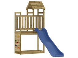 Conjunto de brincar para exterior VIDAXL Castanho Madeira