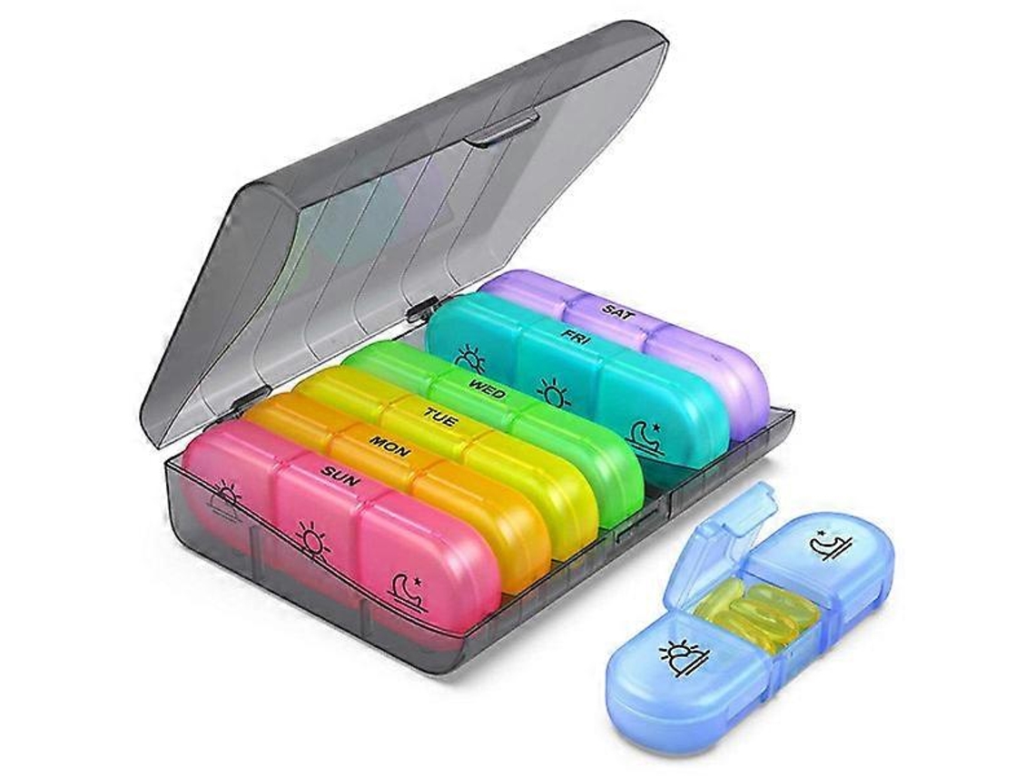 Conjunto De Medicamentos Tg Weekly Dose Set Em Caixa Multicolorida Aquaforge