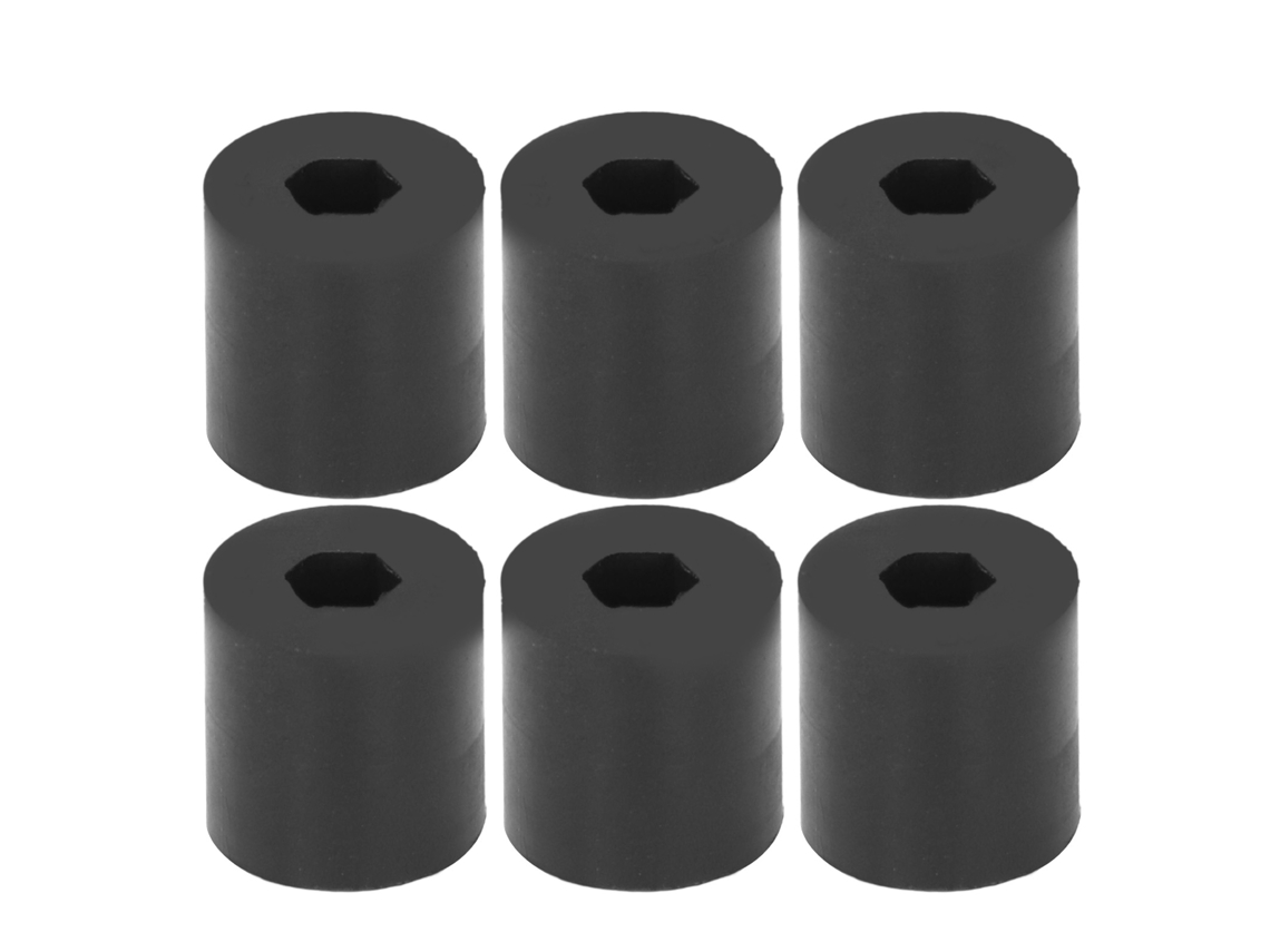 Laxiscreed Rolo De Alimentação Em Borracha Com Parafuso Hexagonal 5mm Para Impressoras