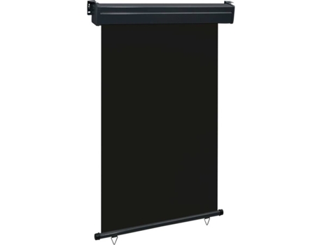 Toldo lateral para varanda 120x250 cm preto