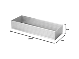 Molde Perfurado Retangular LACOR