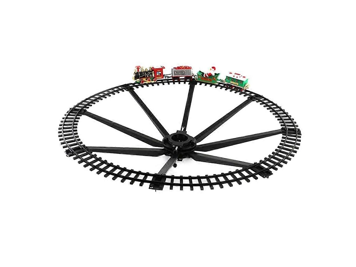 Comboio Elétrico Natalício Com Mini Carruagem E Árvore De Natal