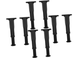 Lifkome Conjunto De 8 Pés Suporte Telescópicos Ajustáveis Para Móveis, Substituição De Pés Para Estrutura Cama, Sofás E