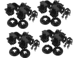 Clips De Suporte Para Capô De Carro, Haste, 20 Peças, Compatíveis Com Veículos, Fixação Estável, Manutenção.