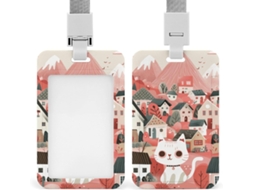 Porta Crachá Uso Externo, Personalizável, À Prova D Água, Com Protetor De Crachá, Ideal Funcionários De
