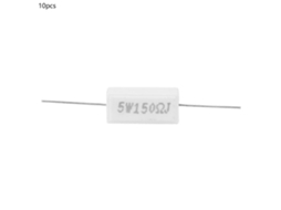 10 Resistor de Cimento Potência 5w 150r 5% com S/MARCA