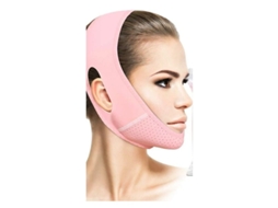 Máscara Facial Emagrecedora, Tecidos Respiráveis Para Eliminar Queixo Duplo, Comprimento Ajustável Para Máscara Em V (1 Peça)