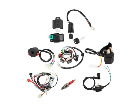 VGEBY Bobina de Estator Elétrico Quad Cablagem Cdi Cablagem Substituição para 50Cc 70Cc 90Cc 110Cc