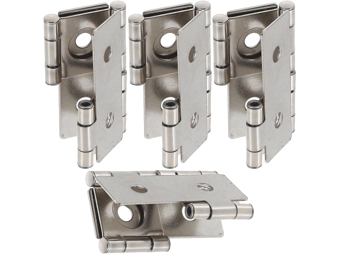 Conjunto De 4 Dobradiças Ferro Vintage Para Móveis, Com Formato Quadrado, Ideais Para Armários E Portas Estáveis