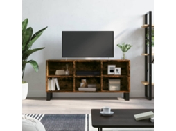 Vidaxl Móvel De Tv 103,5x30x50 Cm Derivados Madeira Carvalho Fumado