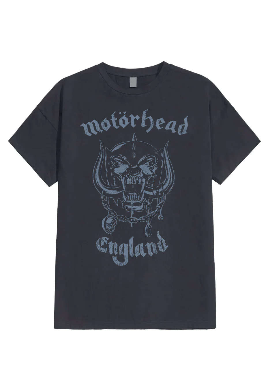 Size:xxl Rockinstone Motörhead - England Charcoal - T-shirt Unisex Adults