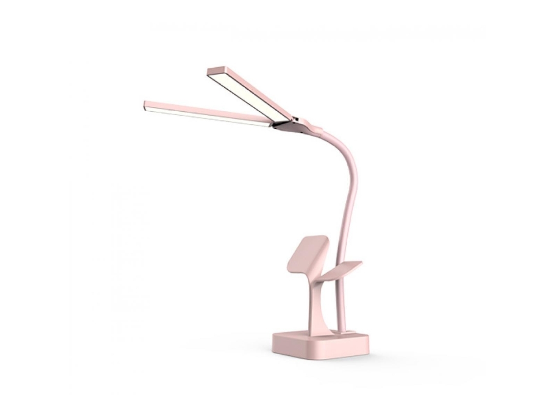 Castiçal de mesa Willow Td3 com 3 fontes de luz de 1200 mAh, rosa*