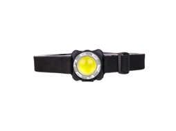 Farol Cob Super Brilhante com Bateria Recarregável e Design À Prova D'Água para Aventuras Ao Ar Livre e Uso Diário Preto YIZHOOD