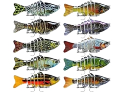 De Pesca Autopropulsada De 10 Iscas Artificiais Que Simulam Percas | Versátil E Realista Para Gokoco