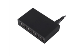 Carregador de Parede USB com 10 Portas 60W para Celular e Tablet