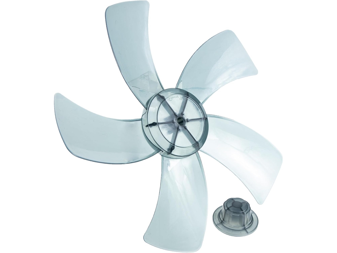 Pás De Plástico Preto Veemoon Com 5 Lâminas Para Ventilador Mesa, Fáceis De Substituir E Limpar, Compatíveis Com