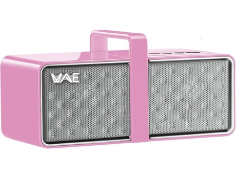 Mini Alto-falante Bluetooth HERCULES Btp03 (Rosa - 4 W - Alcance: 10 m - Autonomia: 10 h)