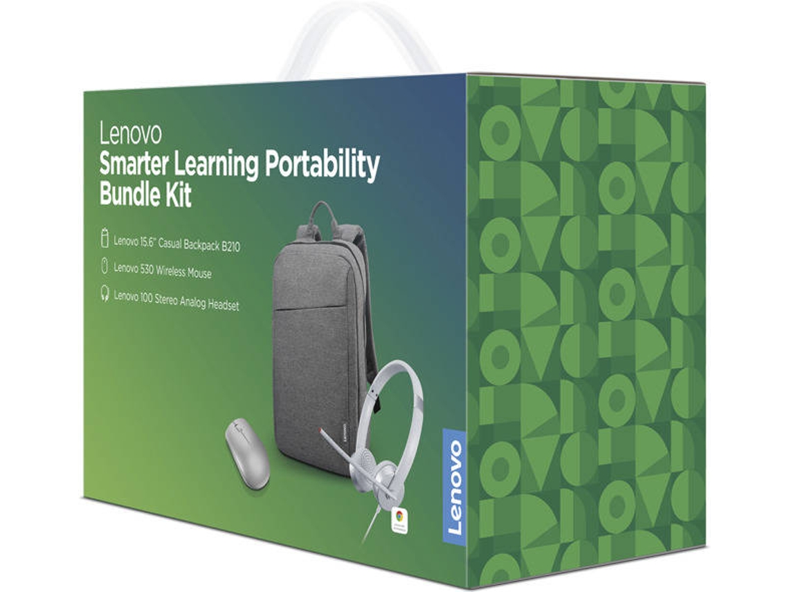 Bundle Kit LENOVO Smarter Learning (Mochila + Rato wireless + Headset)