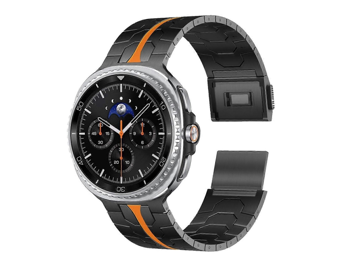 Pulseira De Aço Inoxidável Com Fecho Magnético Para Samsung Galaxy Watch8 / Watch8 Classic