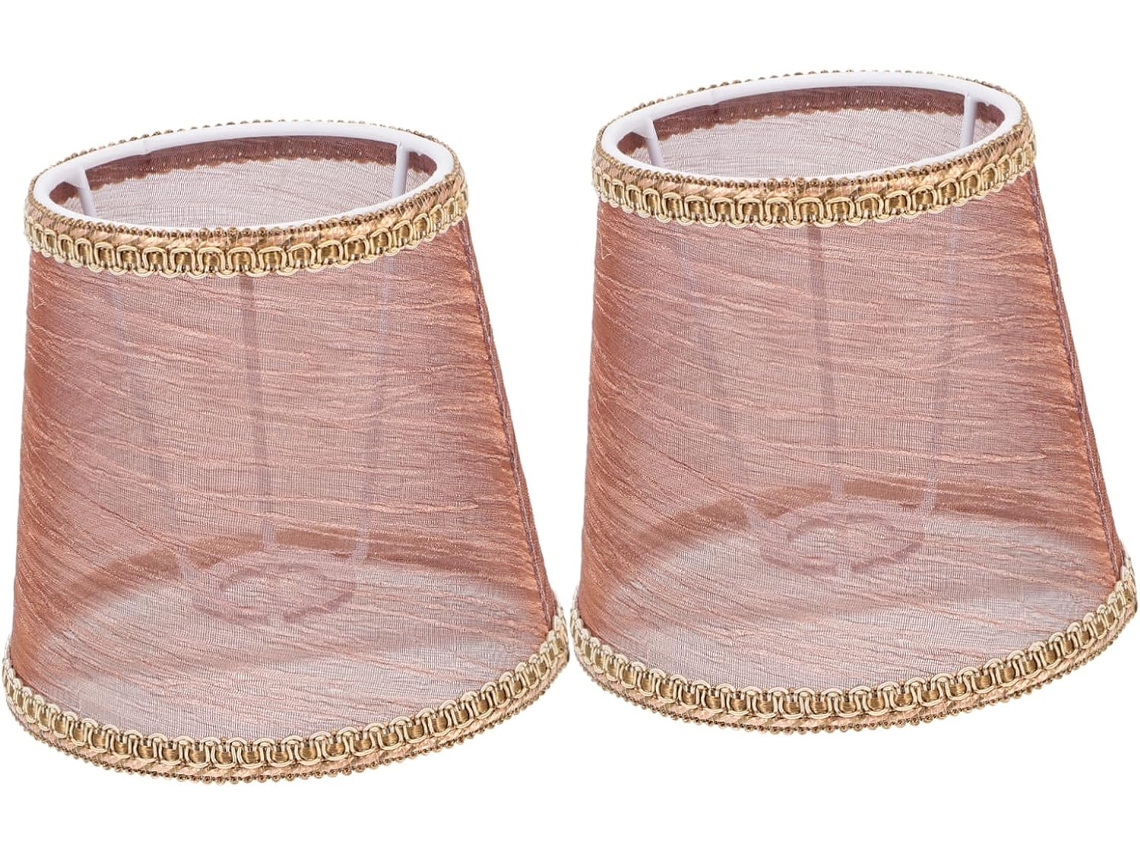 Conjunto De 2 Peças De Capas Para Lustres E Lâmpadas.