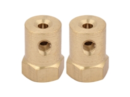 Laxiscreed Conector De Motor Com Eixo Hexagonal Estendido Para Eixos De 3.17mm