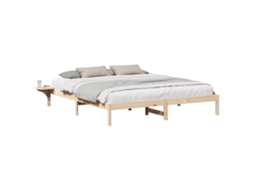Estrutura da Cama Natural 200 X 200 Cm MAISON EXCLUSIVE