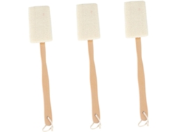 Lurelia Kit De 3 Buchas Vegetais De Banho De Cuidado Corporal, Escovagem A Seco