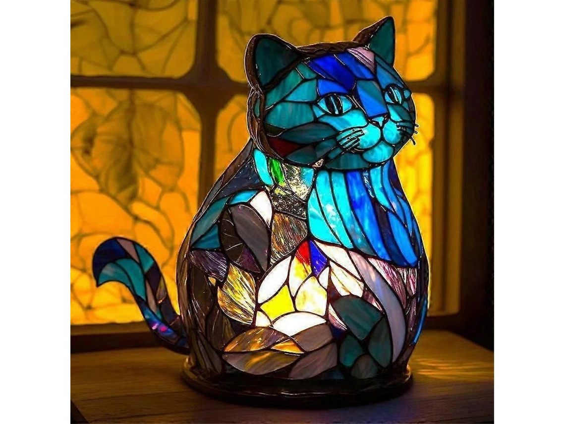 Lâmpada de Mesa em Vidro com Tema Animal, Nova Line