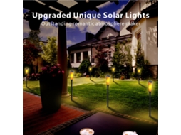 2026 lâmpada de Jardim Solar para Exterior Caminho Luzes Decorativas Paisagem Farol de Grama