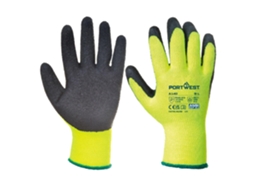 Luva Térmica Com Aderência - Proteção E Conforto No Trabalho Preto / M