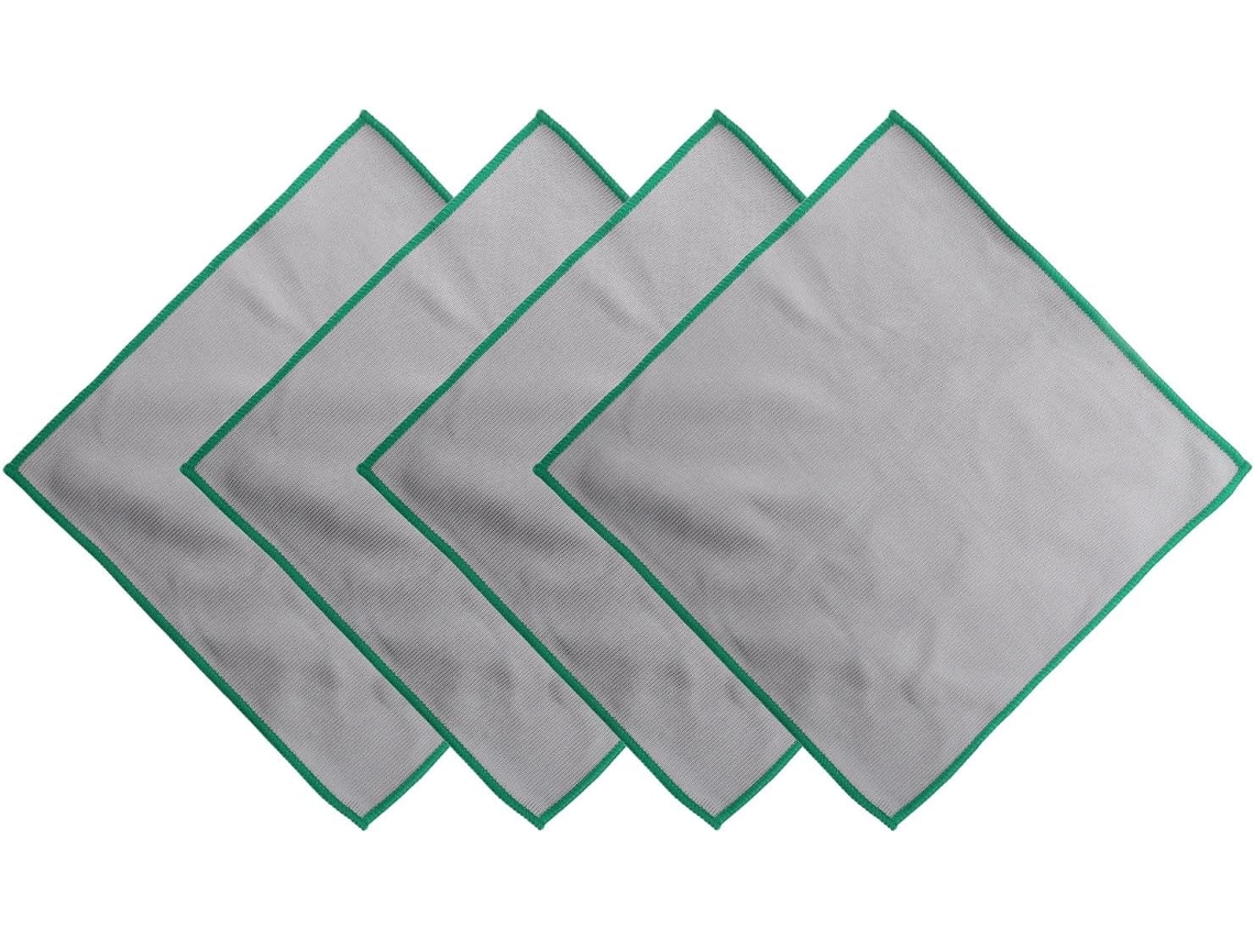 Panos de Microfibra para Uso Doméstico e Automotivo, Conjunto com 4 Unidades. Limpeza Absorventes CHABERLU