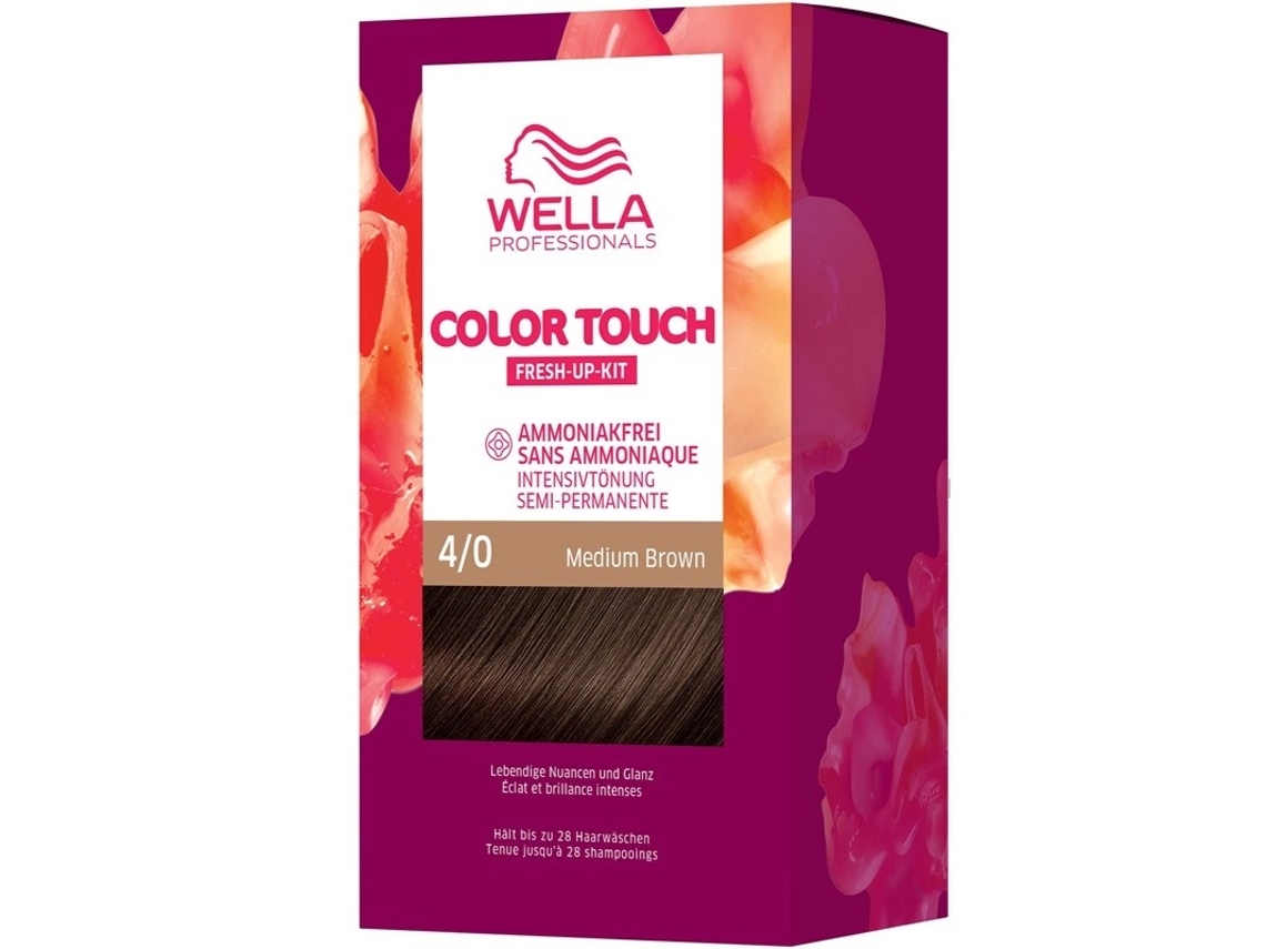 Color Touch Pure Naturals 4/0 Castanho Médio WELLA